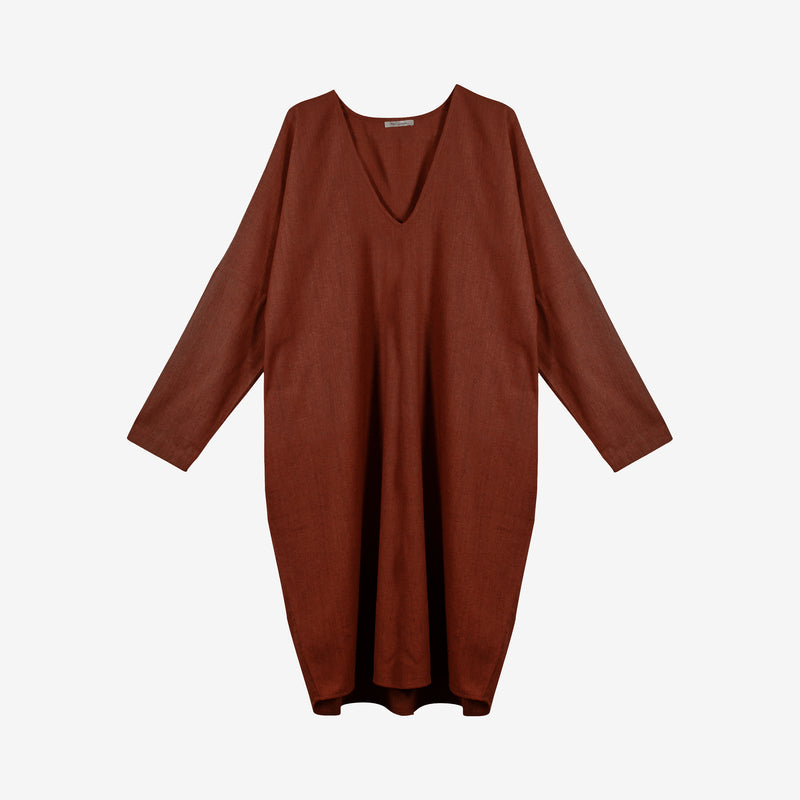Caftan Dress - Cognac