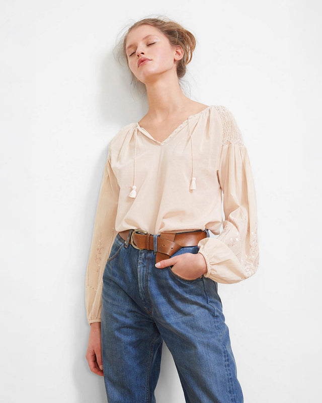 Blouse Hagar - Nude - Image 1