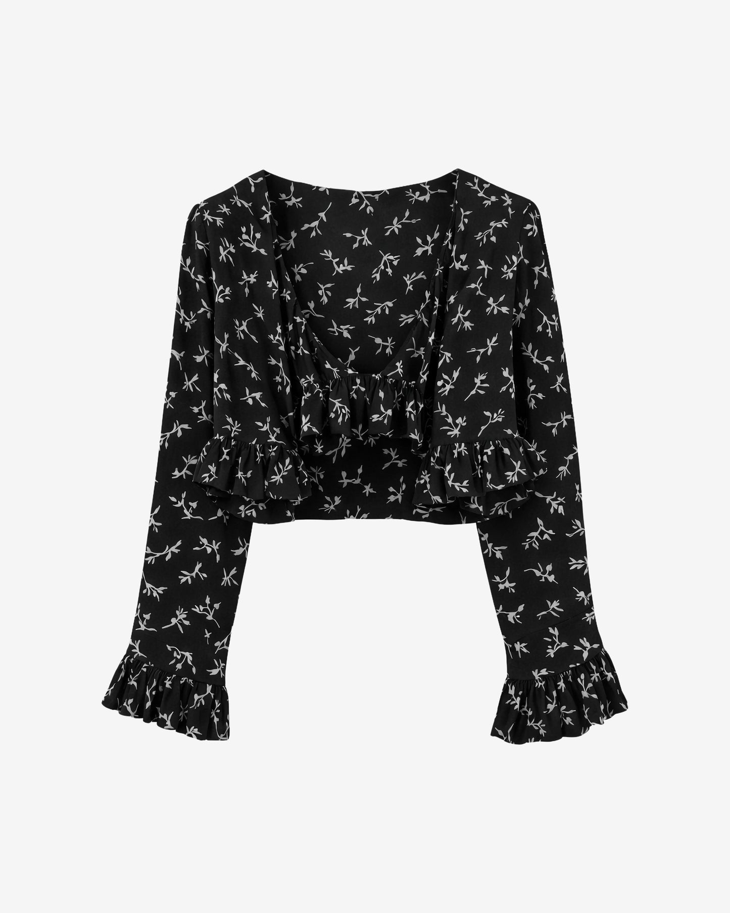 Frill Jacket - Black