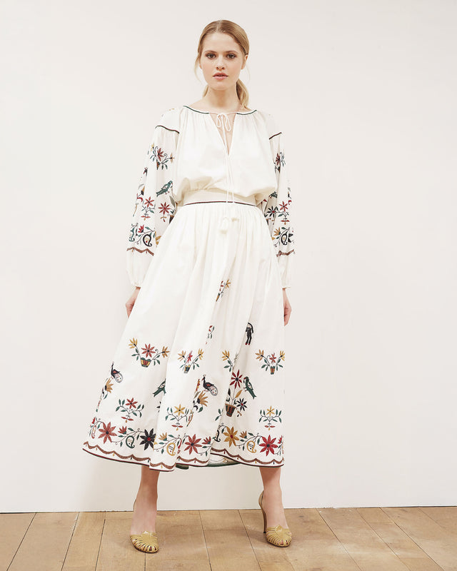 Gretel Skirt - Ecru - Image 2
