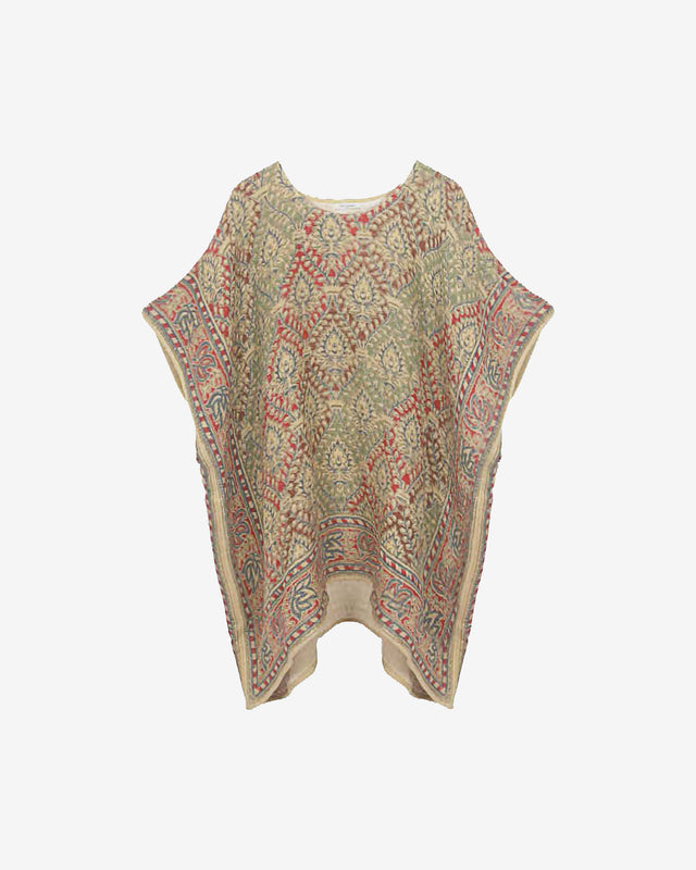 Kamal Poncho - Green - Image 1