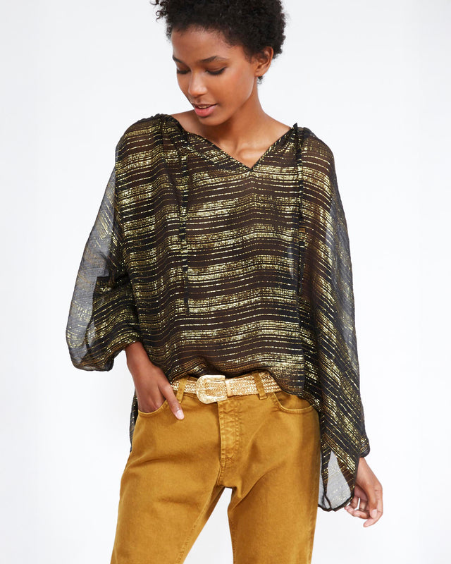 Blouse Esteban - Noir - Image 2