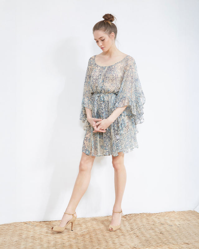 Faenza Dress - Blue - Image 3