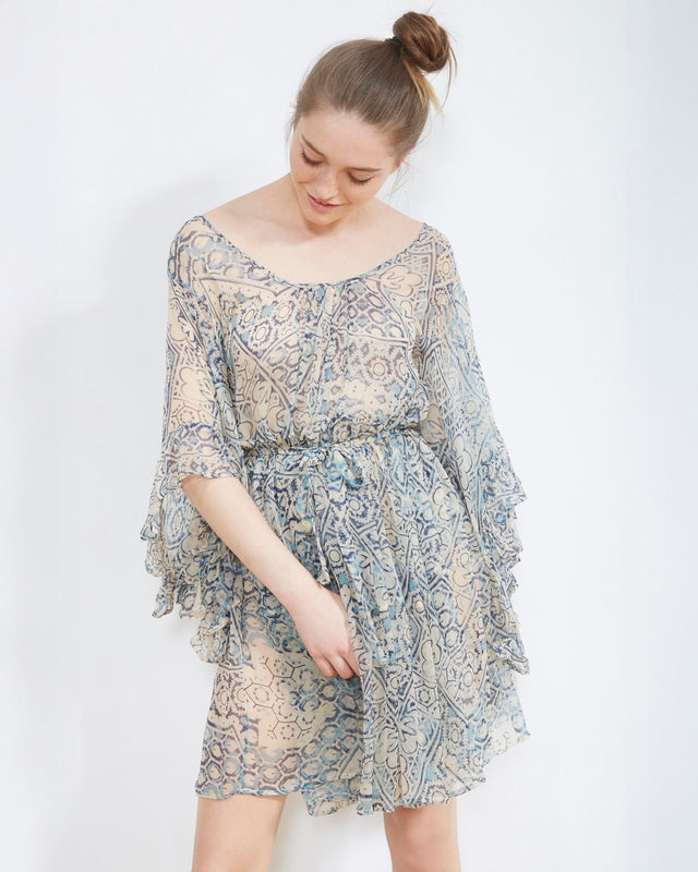 Faenza Dress - Blue - Image 2