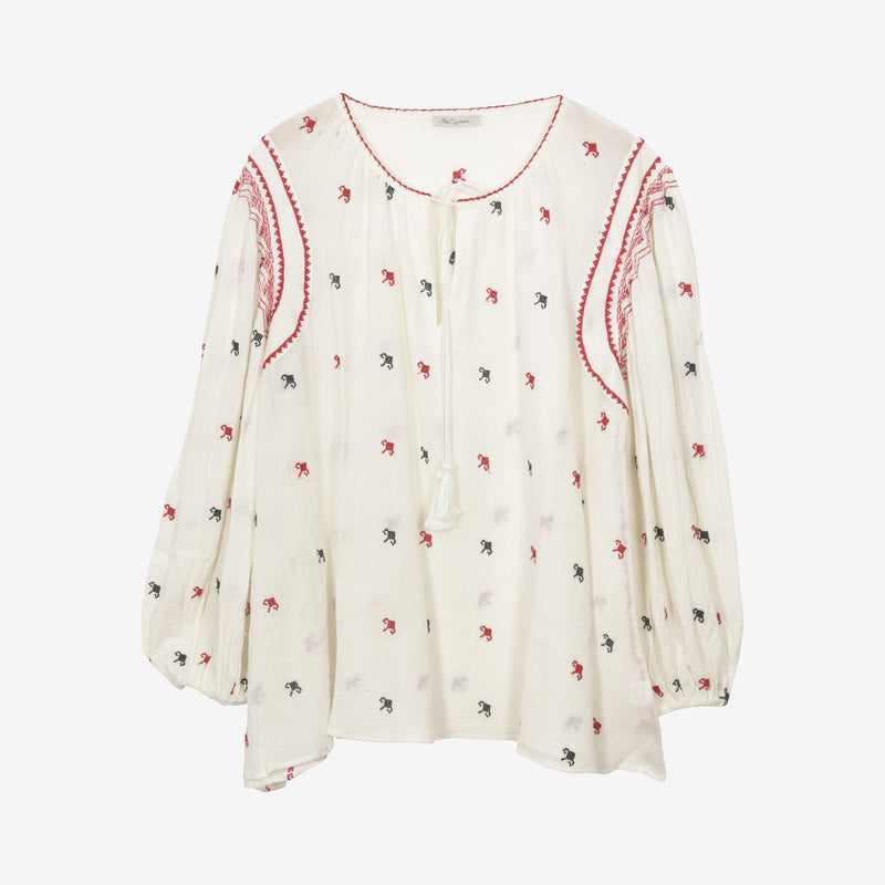 Fedora Blouse - Ivory