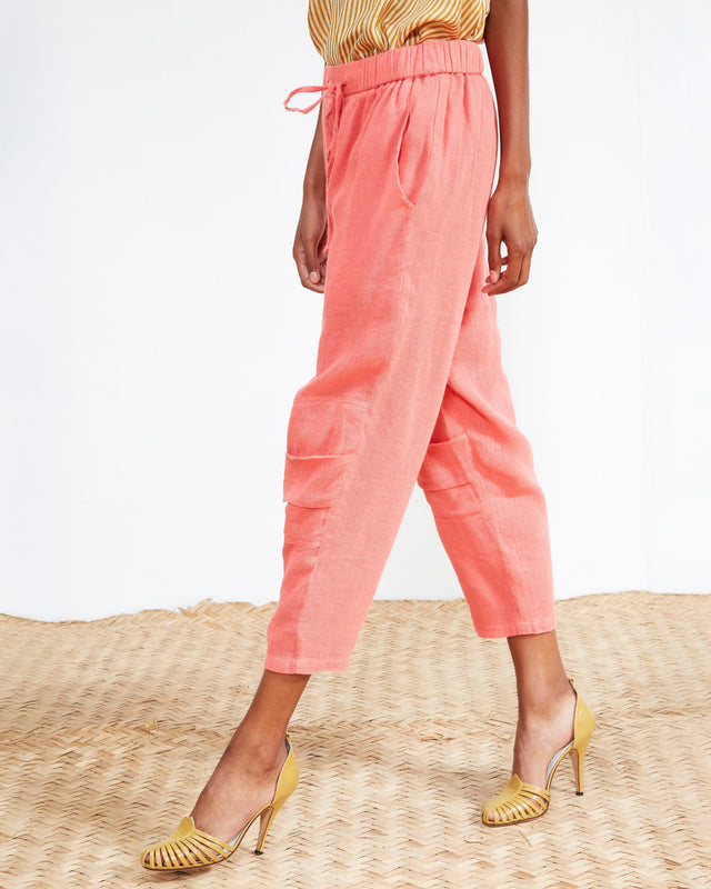 Pantalon Rag - Corail - Image 3