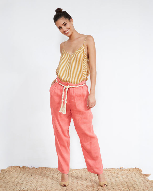 Pantalon Roy - Corail - Image 1