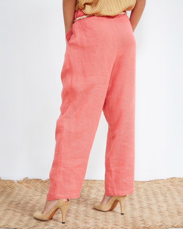 Pantalon Roy - Corail - Image 3