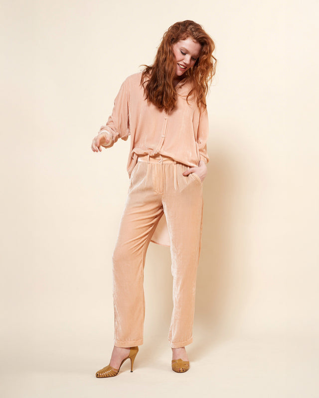 Pantalon Dietrich - Nude - Image 1
