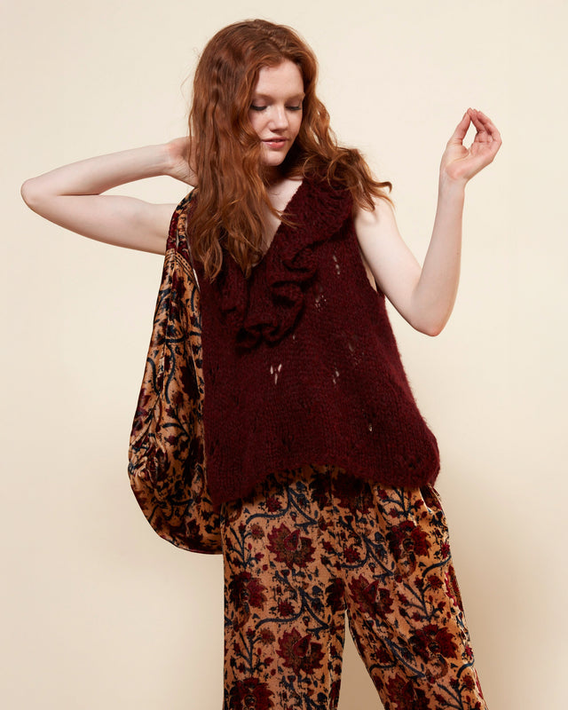 Frilou Top - Red - Image 1