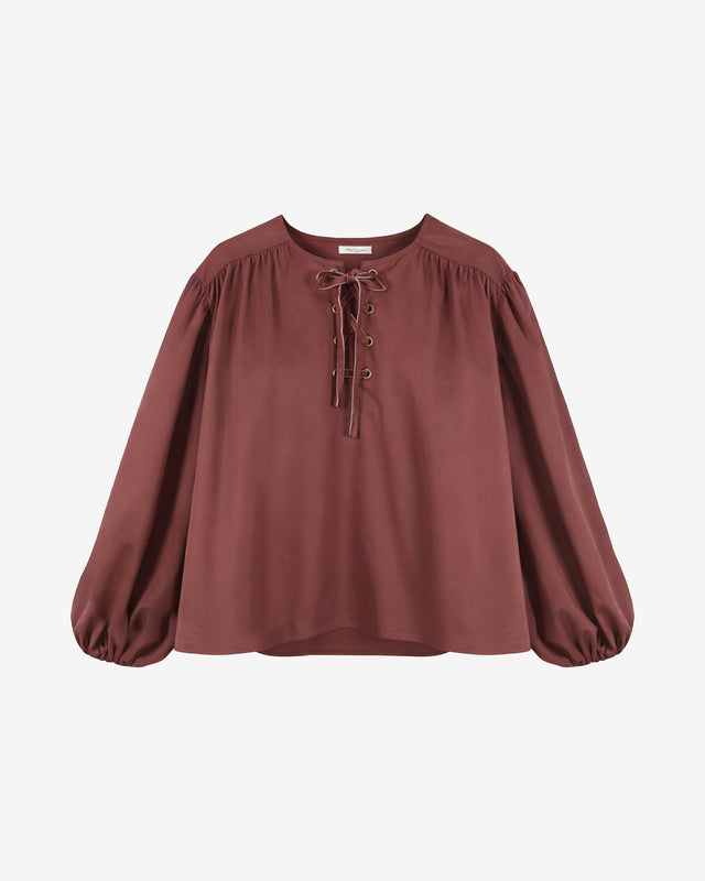 Graham Blouse - Terracotta - Image 1