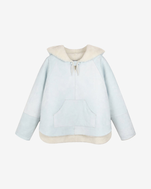 Hoodie Looping - Bleu Ciel - Image 1