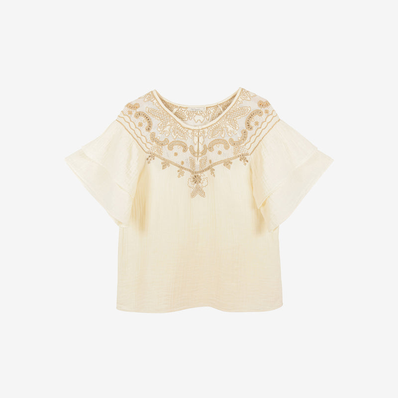 Melodie Blouse - Ecru