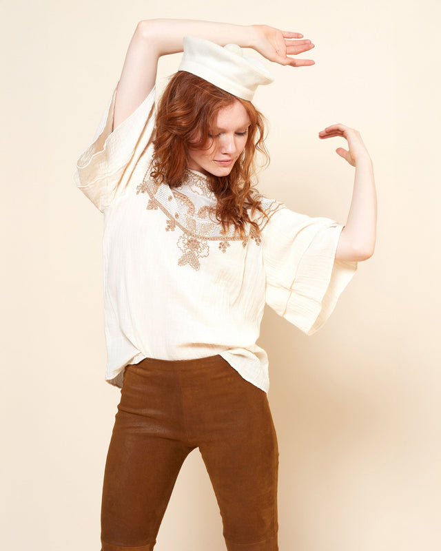 Melodie Blouse - Ecru - Image 1