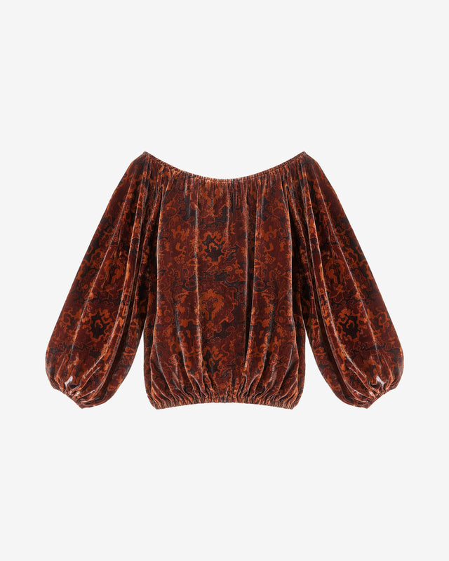 Ada Blouse - Red - Image 1