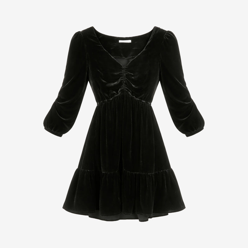 Magenta Dress - Black