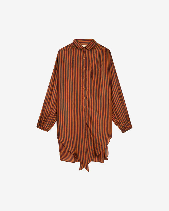 Sambuca Shirt - Terracotta - Image 3
