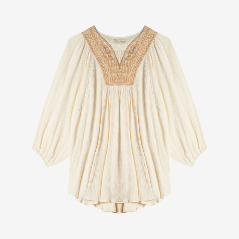 Frederica Blouse - Ecru