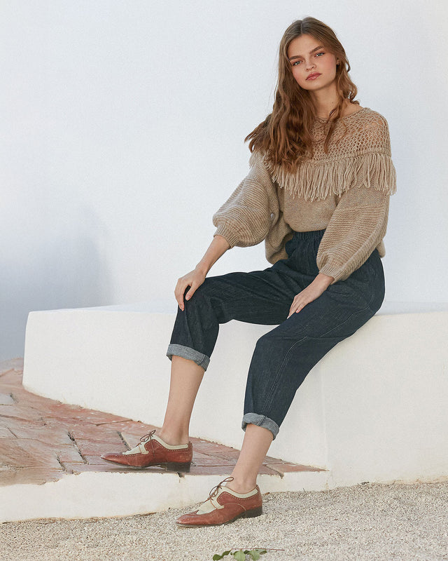 Gaucho Pants - Denim - Image 2