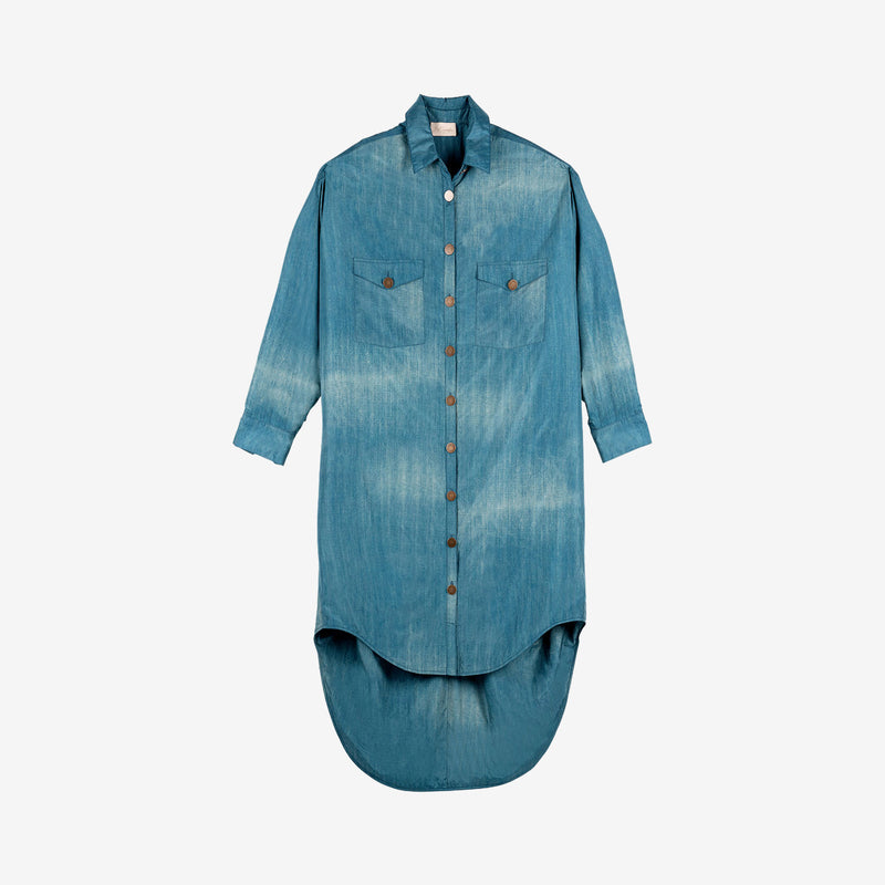 Manteau Drops - Denim