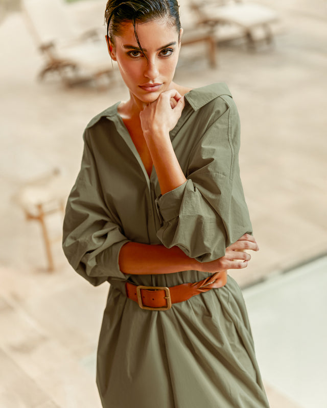 Meksen Dress - Green - Image 2