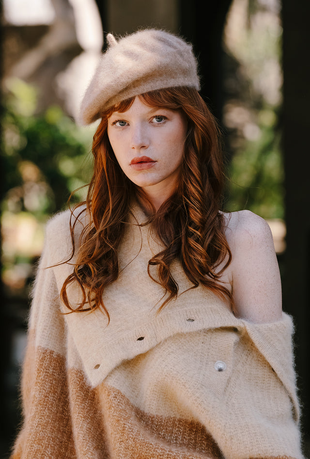 Cherie Beret - Brown - Image 1