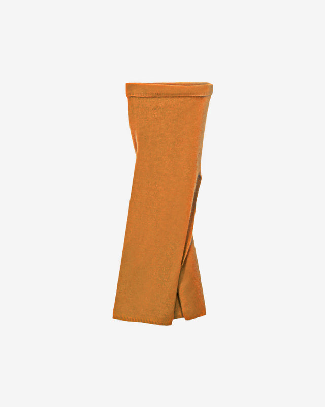 Écharpe ocre en maille fine, idéale pour les demi - saisons - Accessoires Mes Demoiselles - Image 1