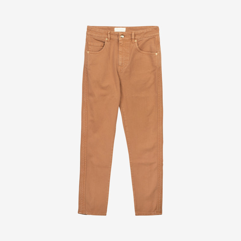 Pantalon Mes Skinny - Ocre
