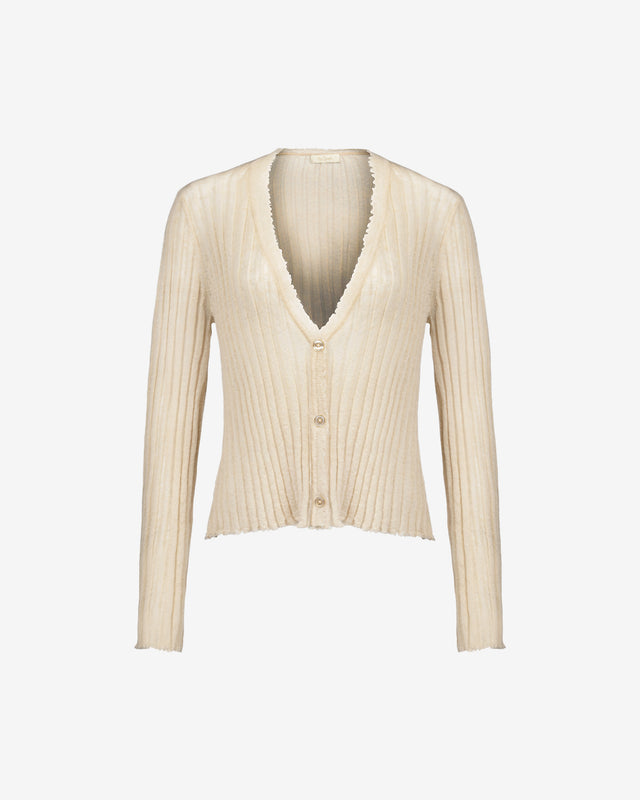 Cardigan Mount Rogers - Ecru - Image 1