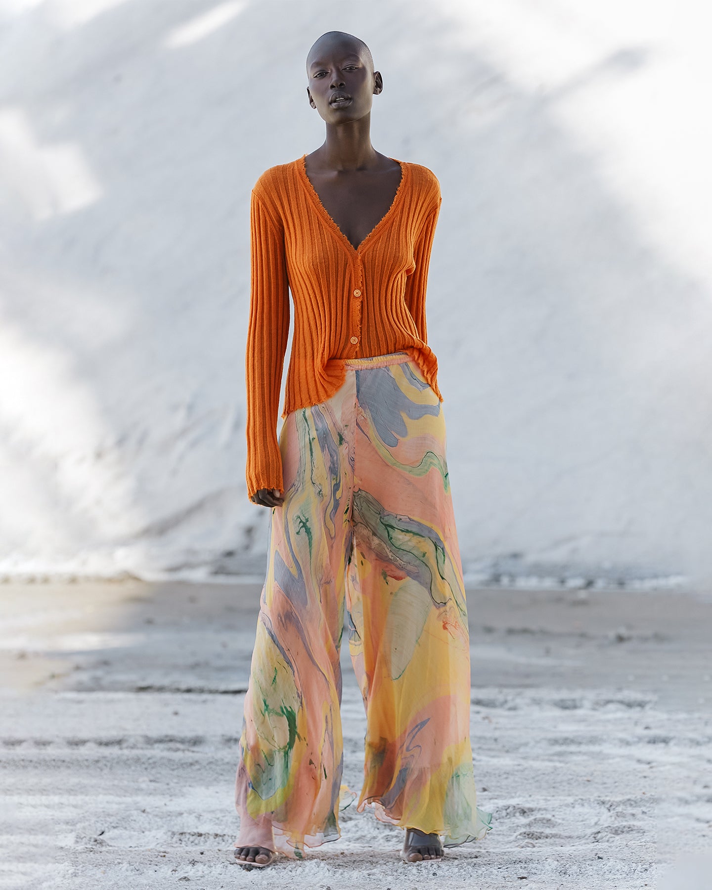 Mount Rogers Cardigan - Orange