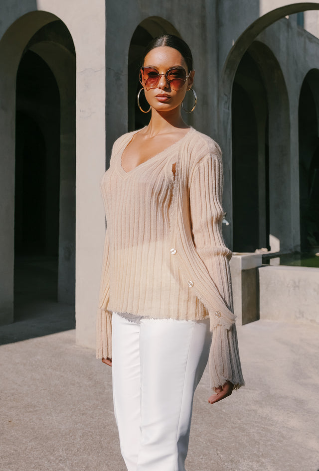 Mount Rogers Cardigan - Ecru - Image 2