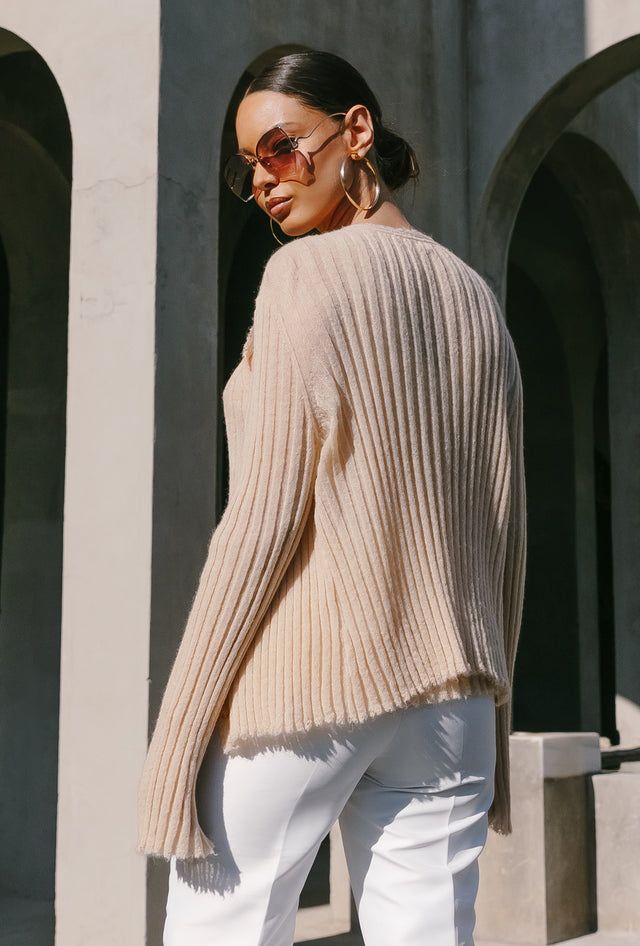 Mount Rogers Cardigan - Ecru - Image 3