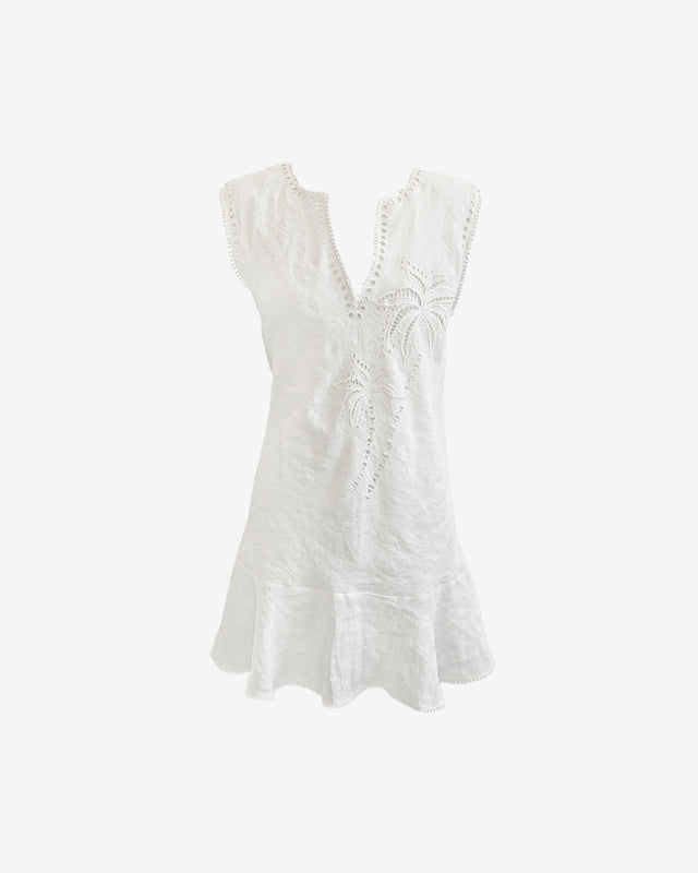 Robe Dia - Blanc - Dernière image