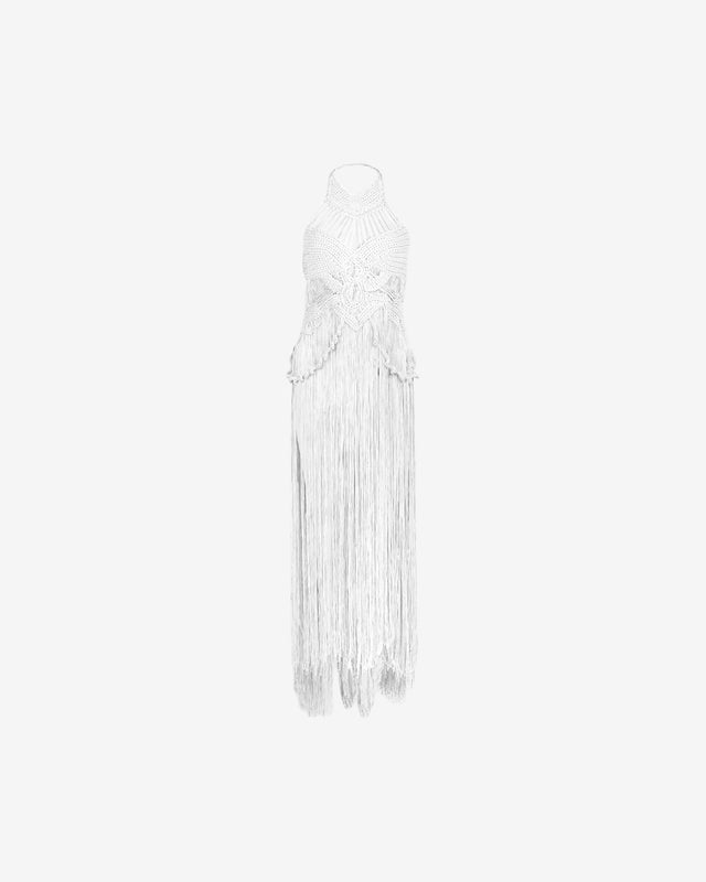 Robe Mimi - Blanc - Dernière image