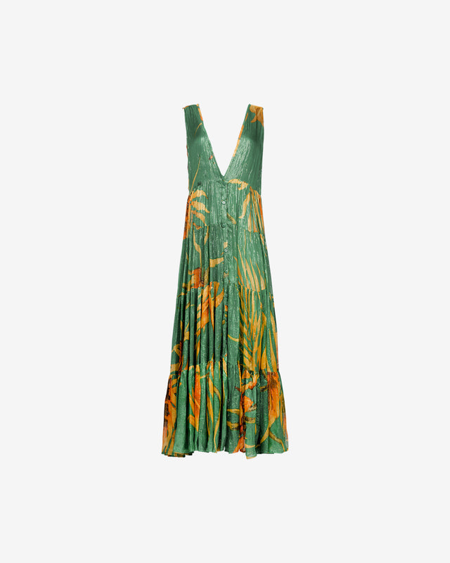 Robe Prisca - Vert - Dernière image