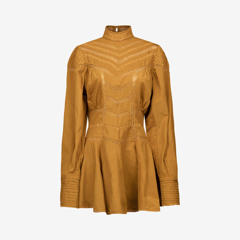 Bella Dress - Ochre