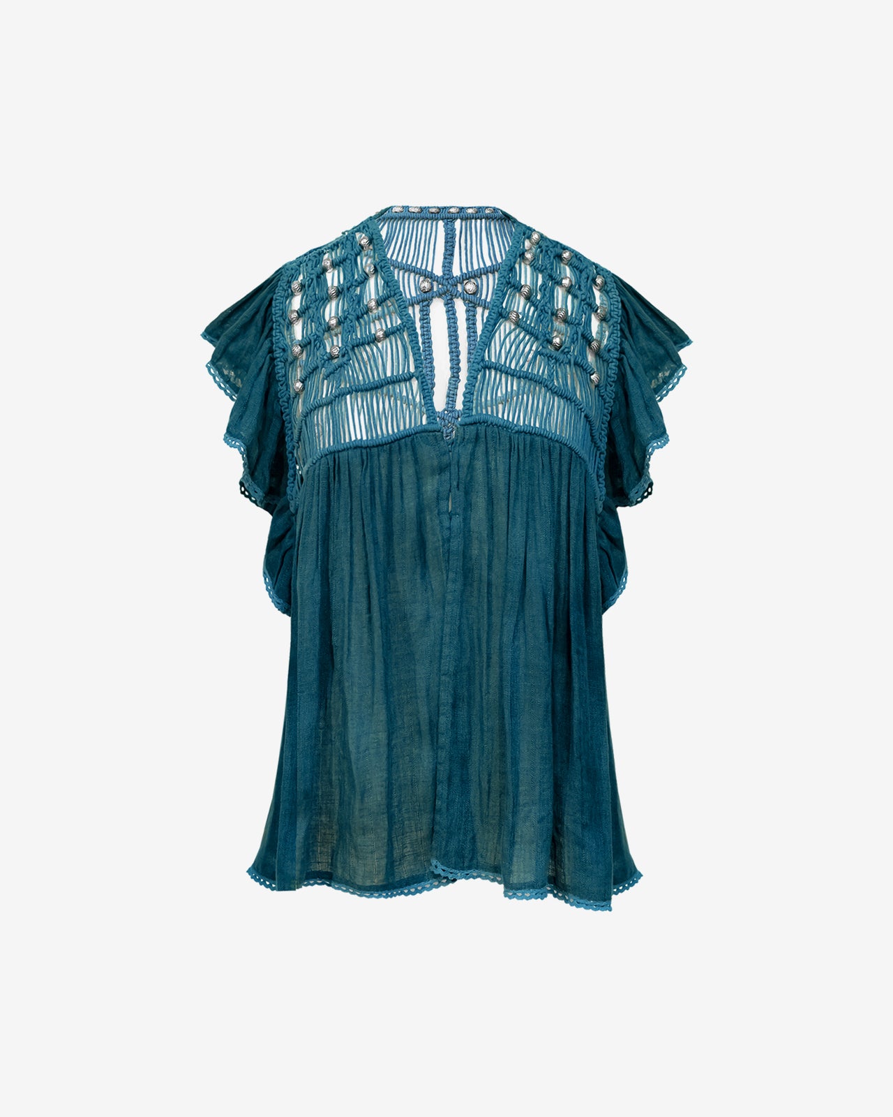 Musa Blouse - Dark Turquoise - Image 1