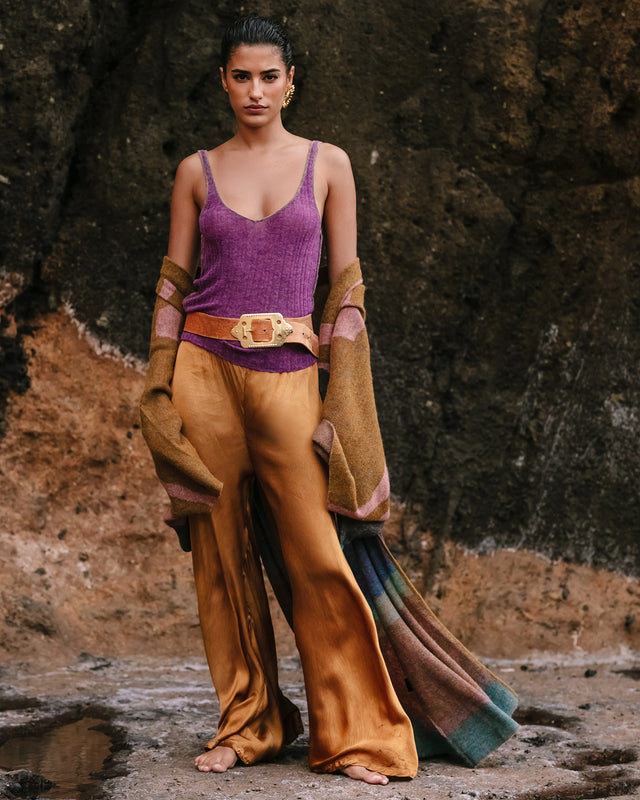 Venie Trousers - Ochre - Image 1