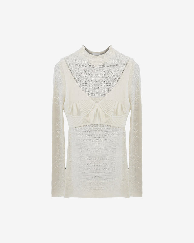 Clodia Sweater - Ivory - Image 1