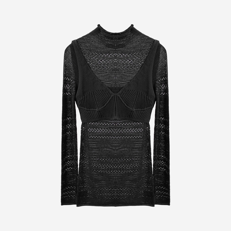 Top Clodia - Noir