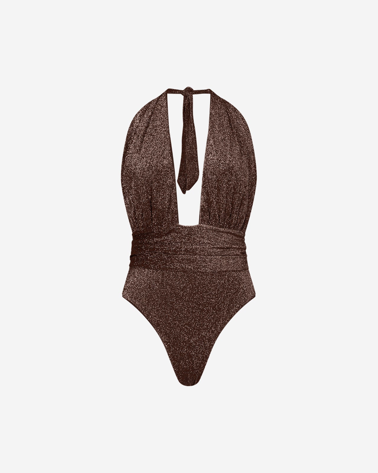 Maillot de bain une pièce en lurex bronze : Maillots de bain Mes Demoiselles - Image 6