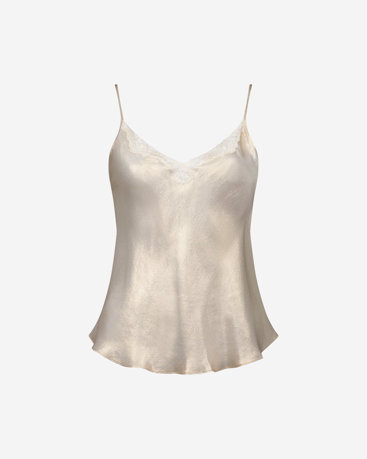 Top Gola - Or : Top en soie avec une induction dorée Mes Demoiselles - Image 6