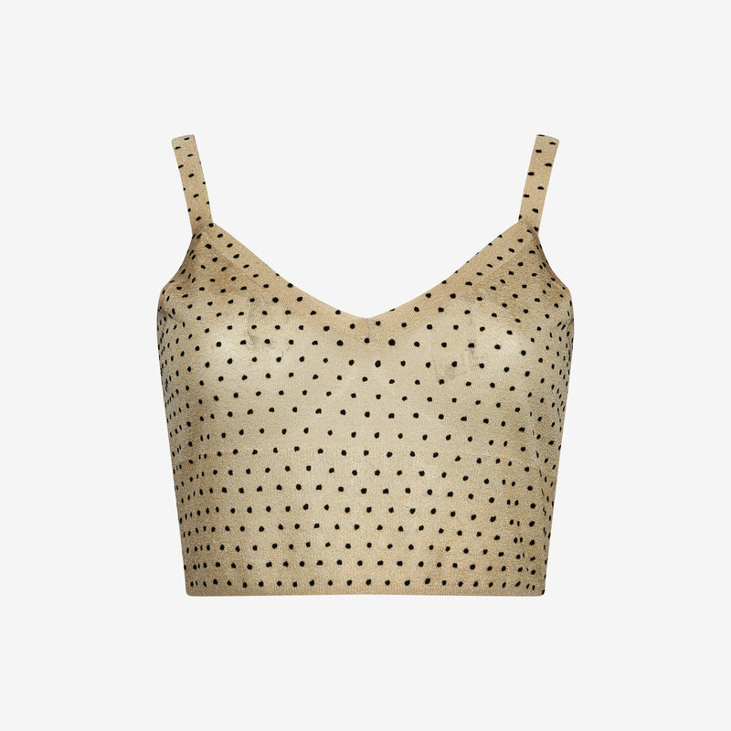 Top Plava - Beige