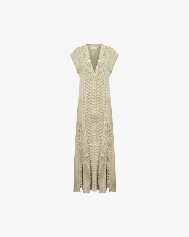 Saki Dress - Beige - Image 1