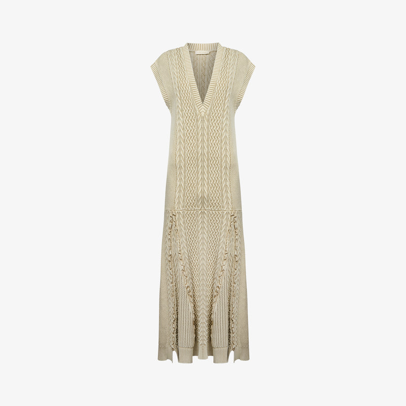 Saki Dress - Beige