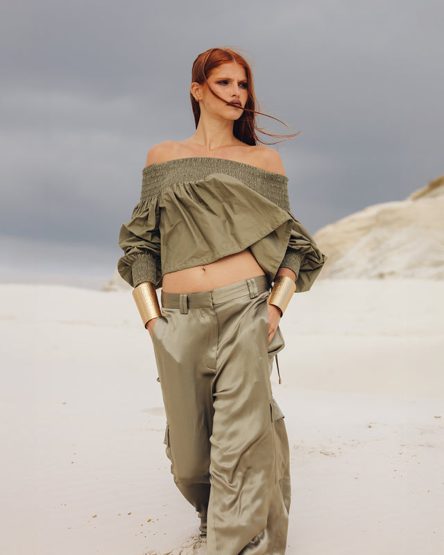 Pantalon Silma - Kaki - Image 1