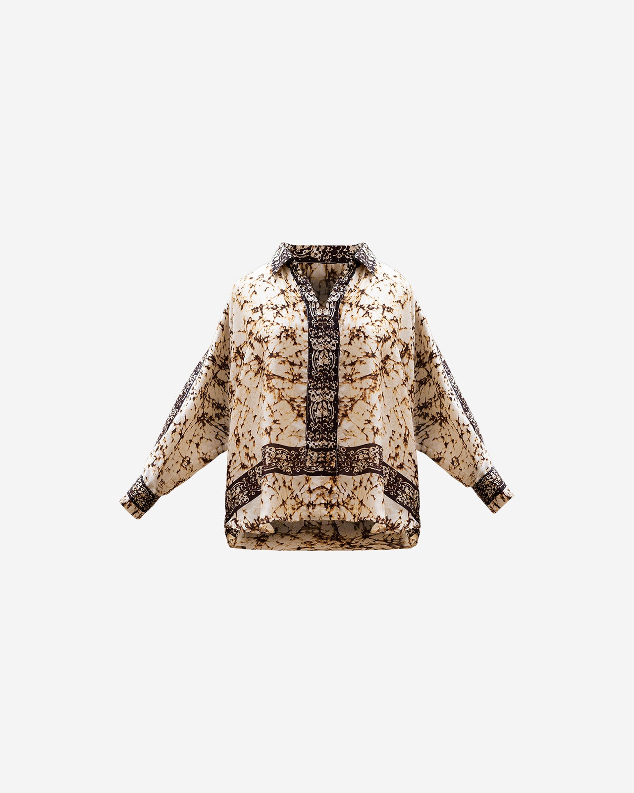 Chemise Sultana - Beige : Chemise en soie habotai Mes Demoiselles - Image 6