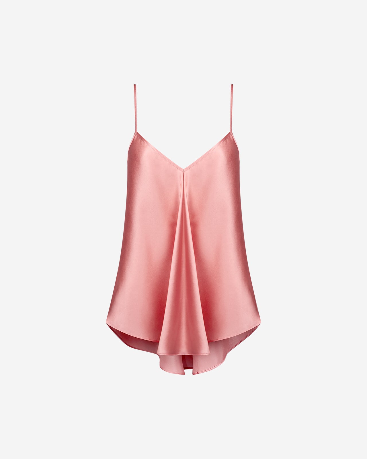 Top Tilma - Rose : Délicat top en satin de soie rose Mes Demoiselles - Image 5