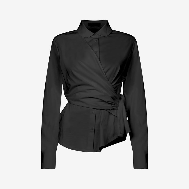 Chemise Violette - Noir