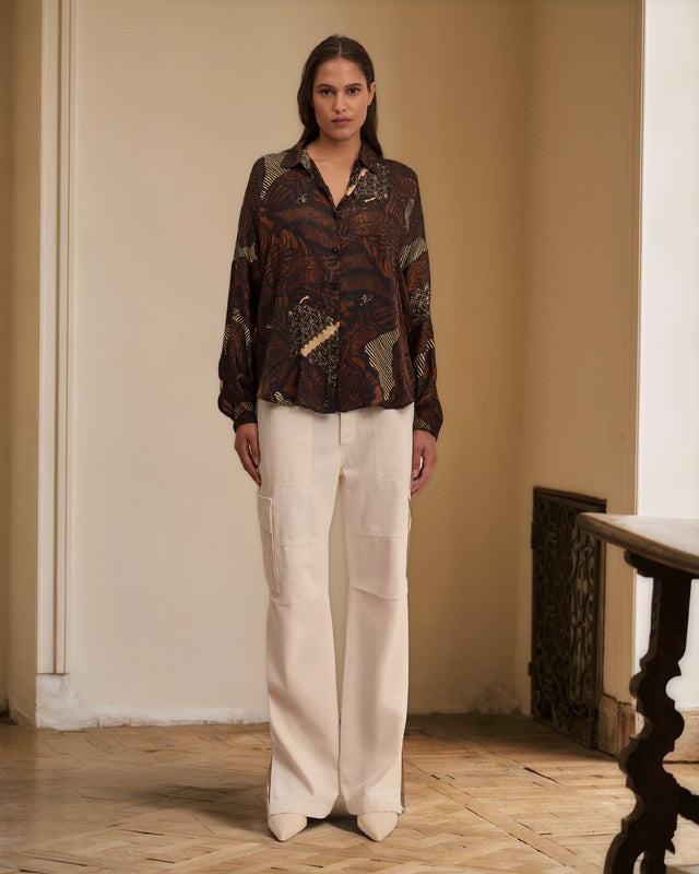 Abyss Shirt - Terracotta - Image 1